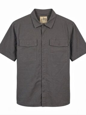 992 Zero Foxtrot CPO Ripstop Short Sleeve Shirt Grey XL
